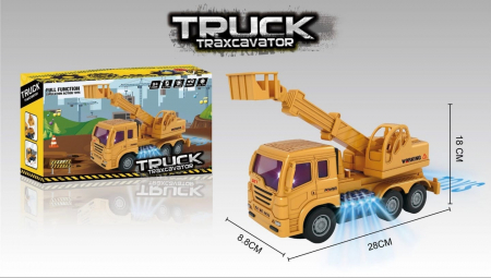 Masinute - Camion electric cu brat tip macara