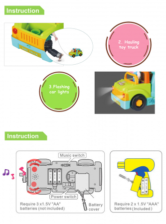 Camionul Plin Cu Scule Al Micului Mecanic Cu Lumini Si Sunete [4]