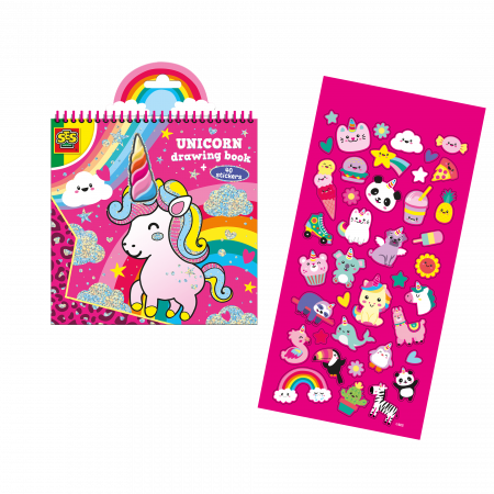 Carte de colorat Unicorn [1]