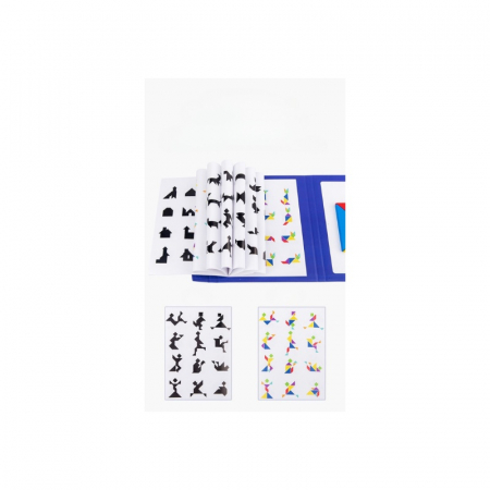 Carte Tangram cu piese magnetice - modele diferite [3]