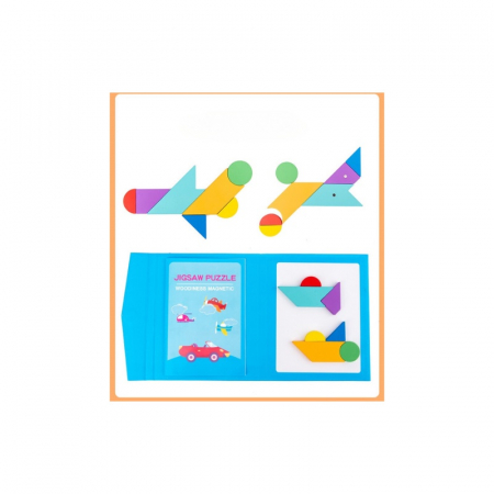 Carte Tangram cu piese magnetice - modele diferite [2]