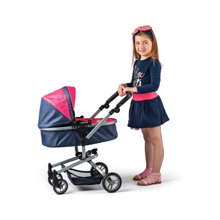 Carucior pentru papusi  multifunctional - Pisici Chichi, 2 in 1 [4]