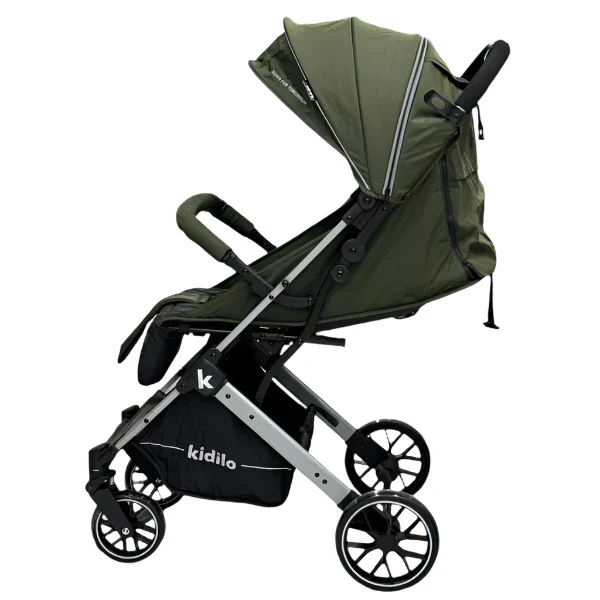 Carucior Sport cu Pliere Tip Troller, cu Pozitie de Somn, Verde [1]
