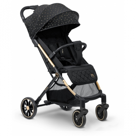 Carucioare si articole transport copii si bebelusi - Carucior sport pentru copii, 78 x 33 x 104 cm, Nukido Paseo 716001 - Negru cu auriu