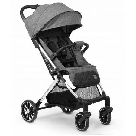 Carucioare si articole transport copii si bebelusi - Carucior sport pentru copii, 78 x 33 x 104 cm, Nukido Paseo 716002 - Gri
