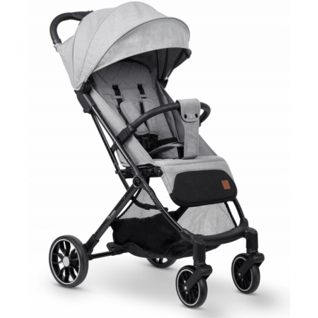Carucioare si articole transport copii si bebelusi - Carucior sport pentru copii, 78 x 33 x 104 cm, Nukido Paseo 716003 - Gri deschis