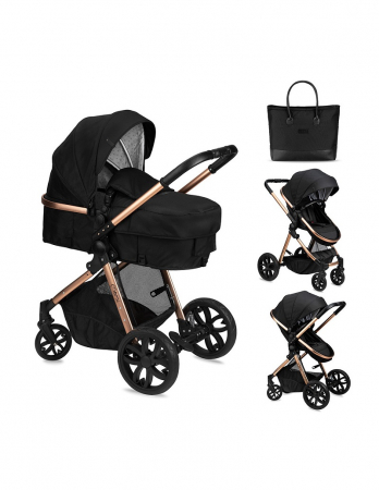 Carucioare - Carucior transformabil 2in1 Momi Limuru - Black
