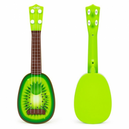 Jucarii copii si bebe - Chitara ukulele pentru copii cu 4 corzi Ecotoys MJ030 - Kiwi