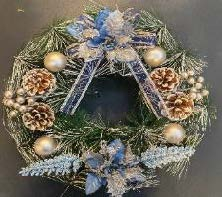 Brazi Artificiali si Decoratiuni de Craciun - Coronita Craciun 40 cm – Decor Elegant pentru Casa in Sezonul Rece