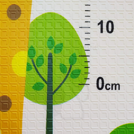Covoras de joaca pliabil, pentru bebelusi - 2 fete girafa/numere ,180/200/0.8cm [4]