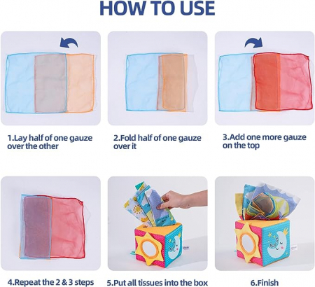 Cub activitati senzorial Montessori cu servetele si oglinda Vremea [1]