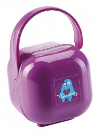 Pentru Bebe - Cutie portabila pentru suzeta Purple, Thermobaby