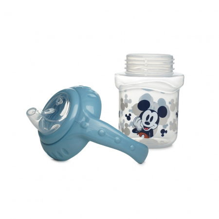 DISNEY MICKEY CANA CU CAPAC SI MANERE 250 ML - CIOC DIN SILICON [3]