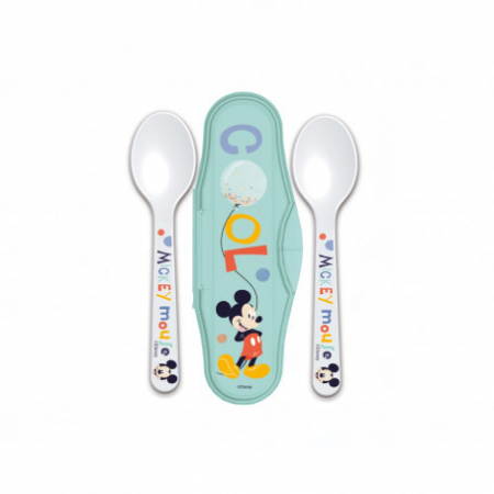 DISNEY MICKEY SET DE 2 LINGURI SI CUTIE DE TRANSPORT [2]