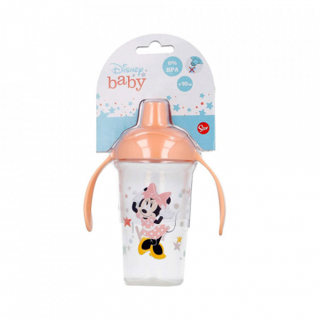 Pentru Bebe - DISNEY MINNIE CANA ANTICURGERE CU MANERE 295 ML
