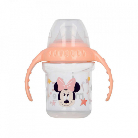 DISNEY MINNIE CANA CU CAPAC SI MANERE 250 ML, CIOC DIN SILICON [2]