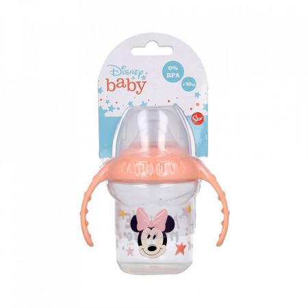 DISNEY MINNIE CANA CU CAPAC SI MANERE 250 ML, CIOC DIN SILICON [3]