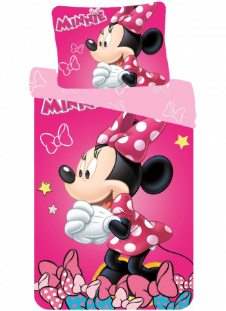 Lenjerii de pat copii si bebe - Disney Minnie Impressed Lenjerie de Pat Copii 140×200cm, 70×90 cm