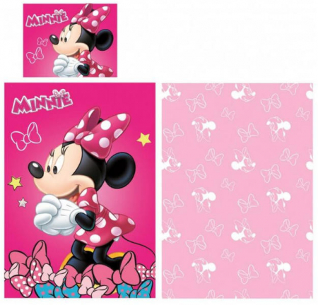 Disney Minnie Impressed Lenjerie de Pat Copii 140×200cm, 70×90 cm [1]