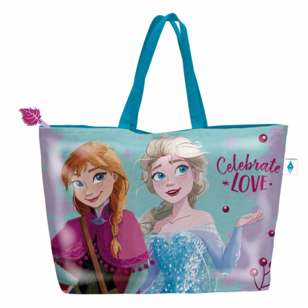 Gentuta de plaja copii - Disney Regatul de gheață Celebrate Geanta de Plaja Copii 48 cm