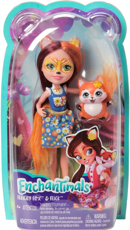 Jucarii fete - Enchantimals Papusi Cu Animalute Felicity Fox Si Flick