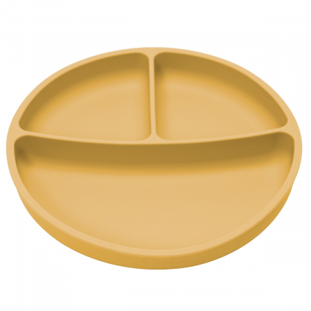 Farfurie compartimentata din silicon cu ventuza, AppeKids - Honey [4]