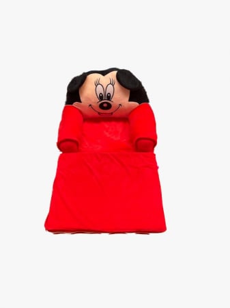 Fotolii de plus in forma de personaje - Fotoliu din plus pentru copii, extensibil, Minnie, Ursulet, Hello Kitty