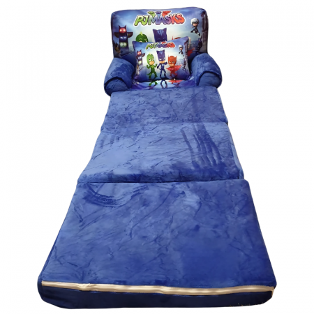 Fotoliu din Plus Extensibil, cu Perna, 4 placi - Eroi in Pijamale [1]