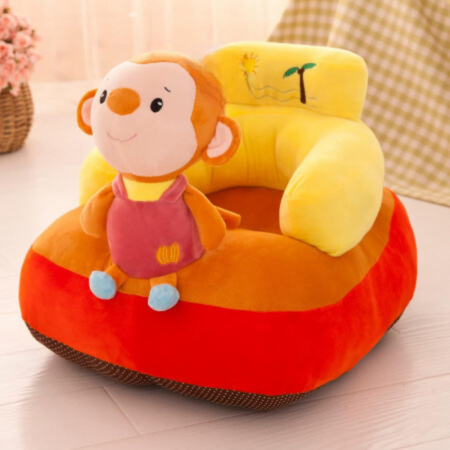 Jucarii de plus - Fotoliu din Plus Maimutica cu rochita