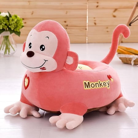 Jucarii de plus - Fotoliu din Plus Maimutica roz