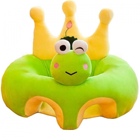 Jucarii de plus - Fotoliu din Plus pentru Bebe - Broscuta Verde