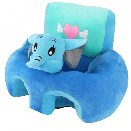 Jucarii de plus - Fotoliu din Plus pentru Bebe - Elefantelul Bleu