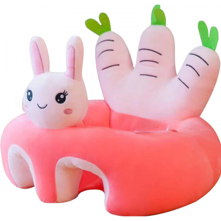 Jucarii de plus - Fotoliu din plus pentru Bebe - Iepuras cu Morcovi