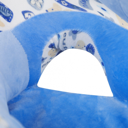 Fotoliu din Plus pentru Bebelusi, Pinguin Albastru [2]