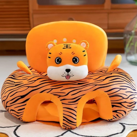 Jucarii de plus - Fotoliu din Plus pentru Bebelusi, Tigru Vesel