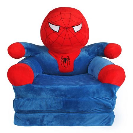 Jucarii de plus - Fotoliu din plus Spiderman - extensibil 3 placi