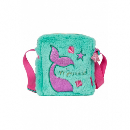 Ghiozdane pentru scoala - Geanta tip borseta de plus 15 x 18 cm Kidwell Mermaid