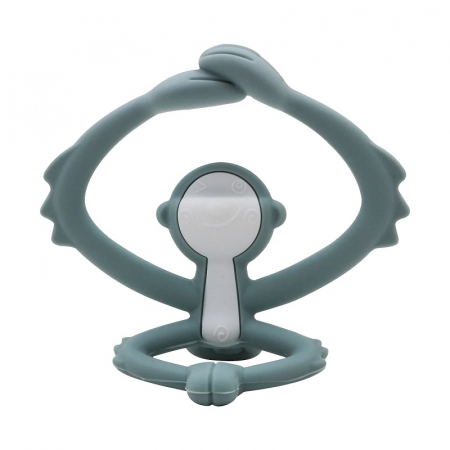 Bebe 9 luni+ - INEL GINGIVAL DIN SILICON, MOMBELLA - MAIMUTICA IRON GREEN