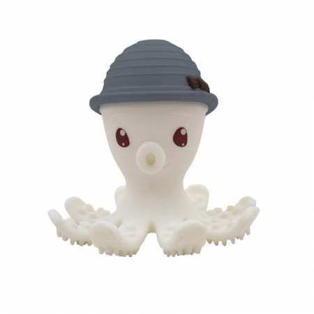 Bebe 9 luni+ - INEL GINGIVAL DIN SILICON, MOMBELLA - OCTOPUS GREY