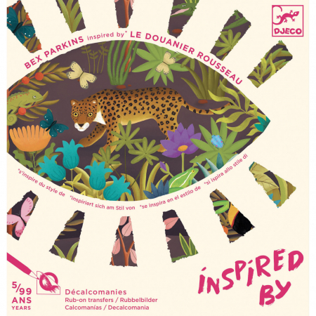 Copii 5 ani+ - Atelier de transfer Arta naiva Inspired by Le Douanier Rousseau, Djeco
