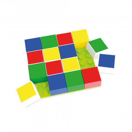Copii 3 ani+ - Joc Color-Sudoku Hubelino (33 piese)