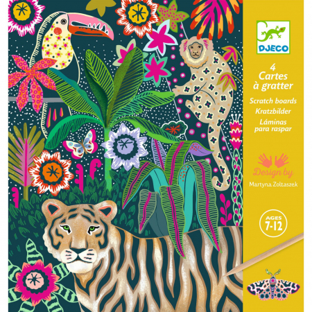 Jucarii Montessori - Joc creativ de razuit Rococo, Djeco