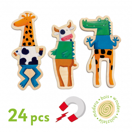 Joc cu magneti Animale amuzante, Djeco [1]