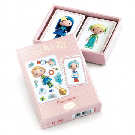 Jocuri si jucarii educative pe varsta - Joc de carti Printesele Tinyly Mini Meli-Melo, Djeco