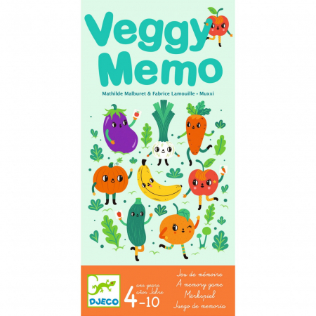 Copii 5 ani+ - Joc de memorie Veggy Memo, Djeco