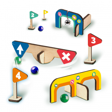Joc de petrecere copii - Minigolf din lemn [1]
