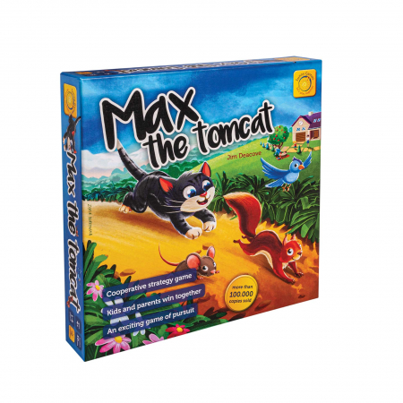 Copii 3 ani+ - Joc de societate de strategie - Motanul Max (Max the Tomcat)
