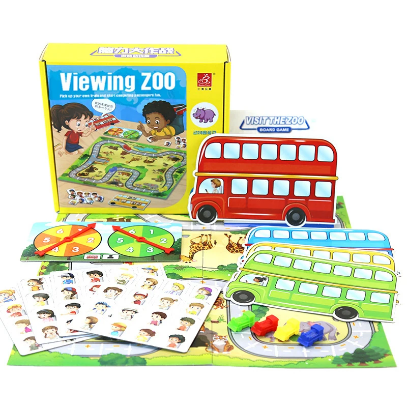 Copii 3 ani+ - Joc de Societate Vizita la Zoo