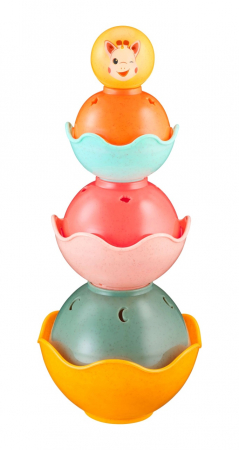 Bebe 9 luni+ - Joc de stivuire girafa Sophie
