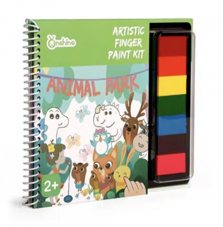 Carte de Colorat cu Degetele, 7 Culori, 50 de Planse [1]